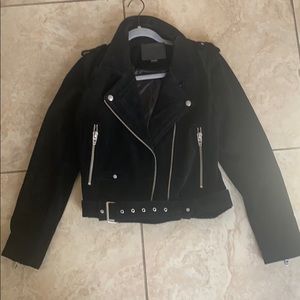 Blank NYC SUEDE Moto jacket
